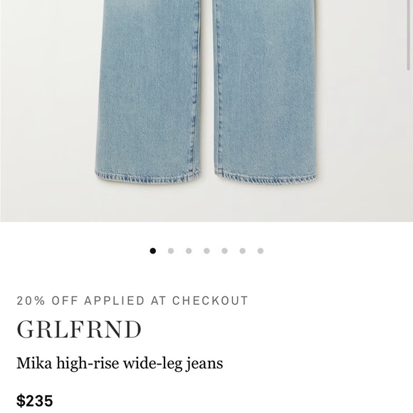 These are super cute Mika GRLFRND jeans. Retail:250. Never worn. New with tags - Picture 5 of 10